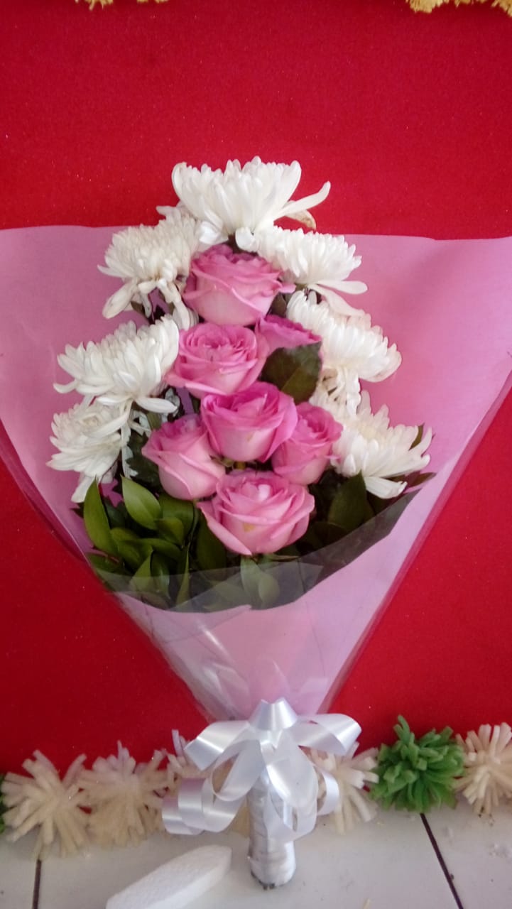 flower bouquet pink