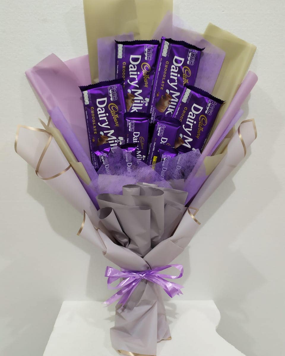 bouquet dairy milk
