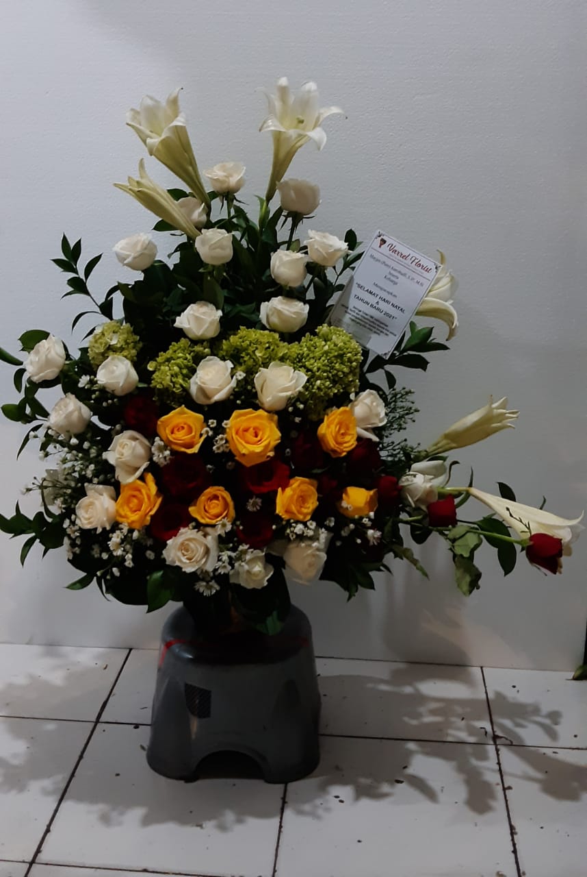 Bunga meja Mawar 2 Warna